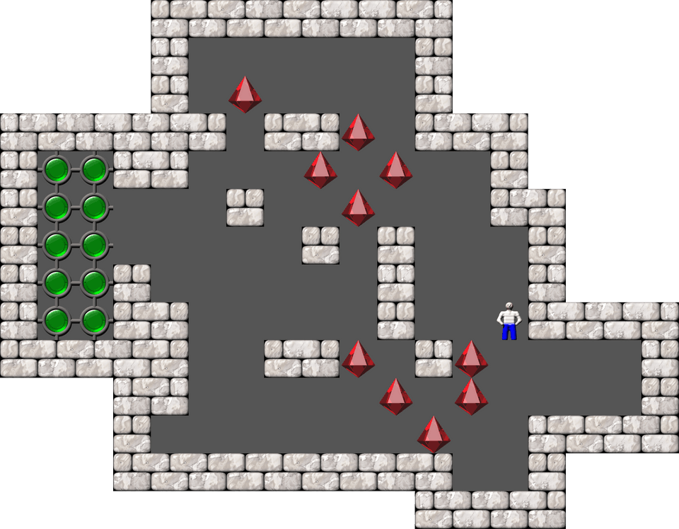 Sokoban Mass Remodel level 1406